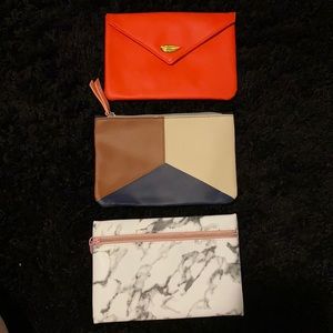 Pack of 3 IPSY makeup bags